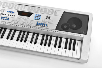 Synthesizer isolated on white