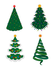 christmas fir-tree set