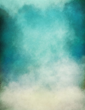 Blue Green Fog