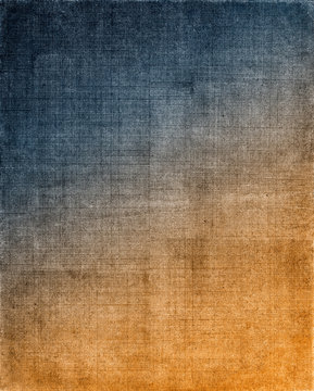 Fototapeta Blue to Orange Cloth Background