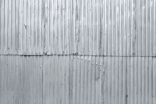 Textured grunge corrugated metal background