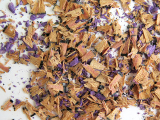 sharpen colourful colored pencil