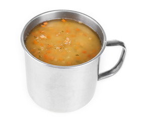 Mug of coup isolated on white