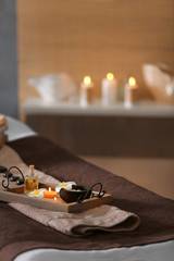 Place for relaxation in modern wellness center