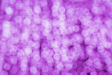 Purple bokeh abstract light background