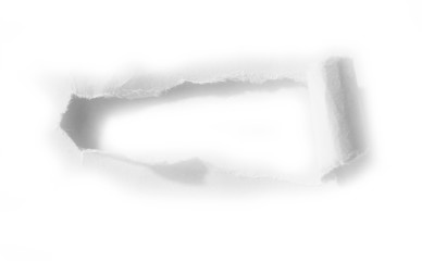 Ripped paper, space for copy