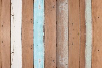 Plank wood with vintage style for texture and background.