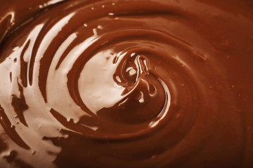 Chocolate as background