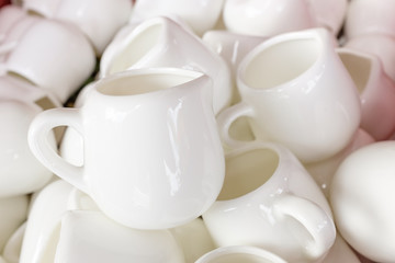 Ceramic tableware in the Jatujak weekend market, Thailand.
