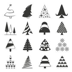 Christmas tree icons