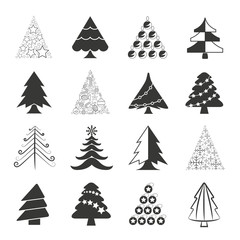 Christmas tree icons