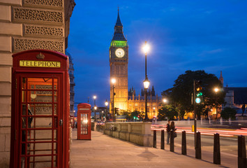 Naklejka na ściany i meble Big Ben & Westminster London, UK