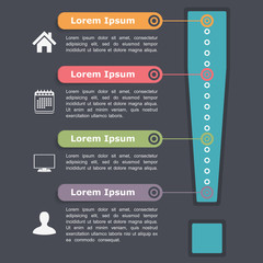 Design Template with Exclamation Mark
