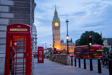 Fototapeta na wymiar Big Ben & Westminster London, UK