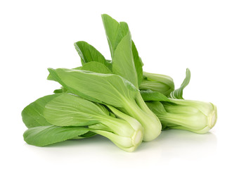 Bok choy (chinese cabbage) isolated on white