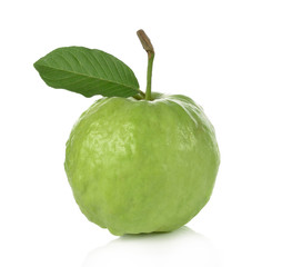 Guava isolated on white background.