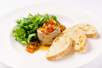 liver pate with toasts