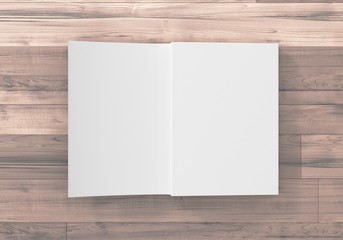 Katalog Buch offen wei&szlig; Vorlage