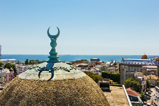 View of Constanta old town center