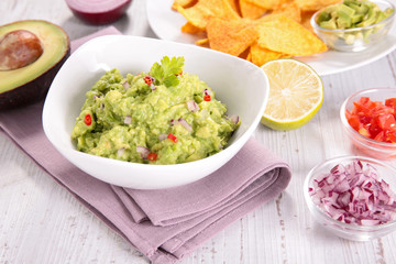 bowl of guacamole