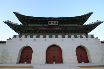 Korea, Seoul Gyeongbokgung palace 