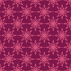 Seamless wallpaper with retro pattern of geometric linear colors. Good for fabric, background, elegant style. Vector