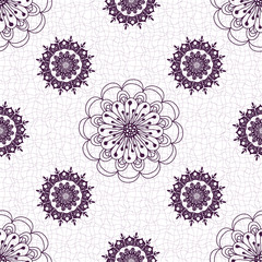 Seamless vintage floral pattern