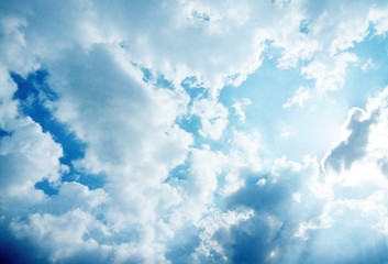 Clouds on sky