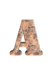Alphabet letters 3D