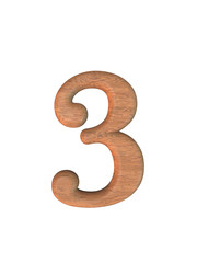 Fototapeta premium Alphabet letters 3D