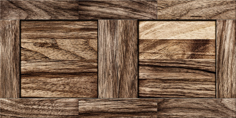 Wood Texture - Fragment of old parquet floor