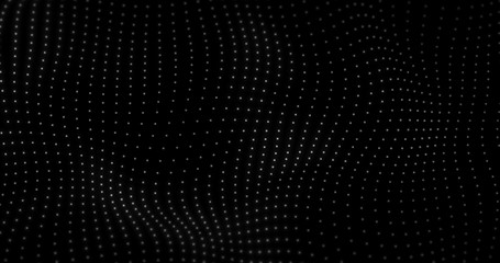 Futuristic Particles Wave Abstract Background - Creative Design Element. 