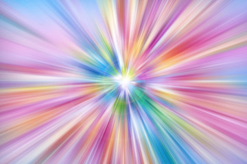 Colorful rays of light explosion - obrazy, fototapety, plakaty