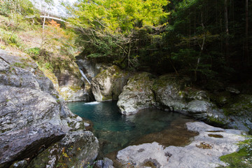 高知県仁淀川町　中津渓谷　竜宮渕