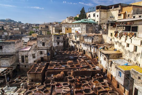 view of old medina in Fes