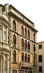Fototapeta na wymiar Historic building in Venice. Veneto. Italy