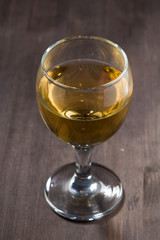 glass of white wine