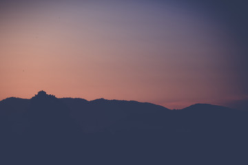 Beautiful sunset at a lake