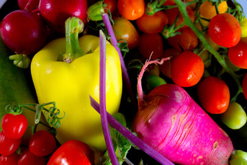 Fresh vegetable  background.