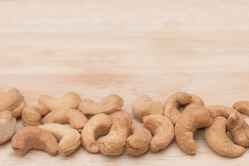 Cashew nuts.