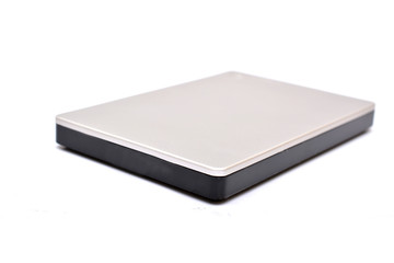 External hard drive back up isolated.