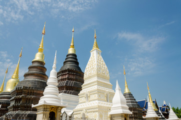 Fototapeta premium Wat Baan Den , beautiful place of worship with religious teachings in Chiang Mai Thailand