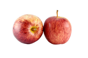 Red apple concept for healthy diet and body weight control.