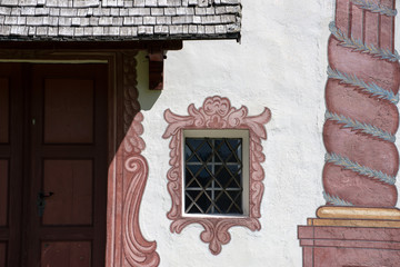 Kirchlein St. Johann in Ranui Villnösstal Detailaufnahmen, Südtirol, Italien