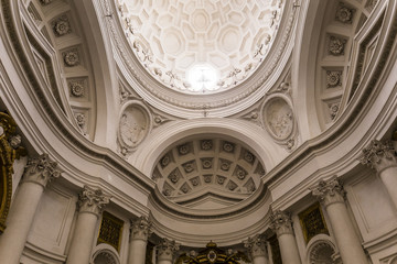 Obraz premium San Carlo alle Quattro Fontane church, Rome, Italy