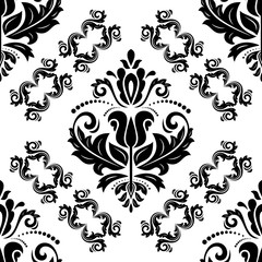 Fototapeta premium Damask Seamless Vector Pattern