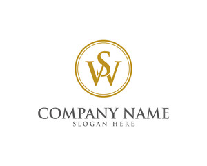 WS SW Letter Logo Icon 1