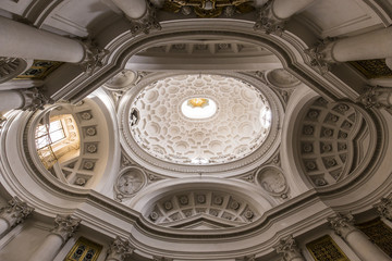 San Carlo alle Quattro Fontane church, Rome, Italy