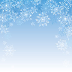 Snowflakes background