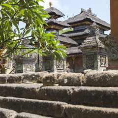 Temple in Bali, Indonesia on a beautiful sunny day